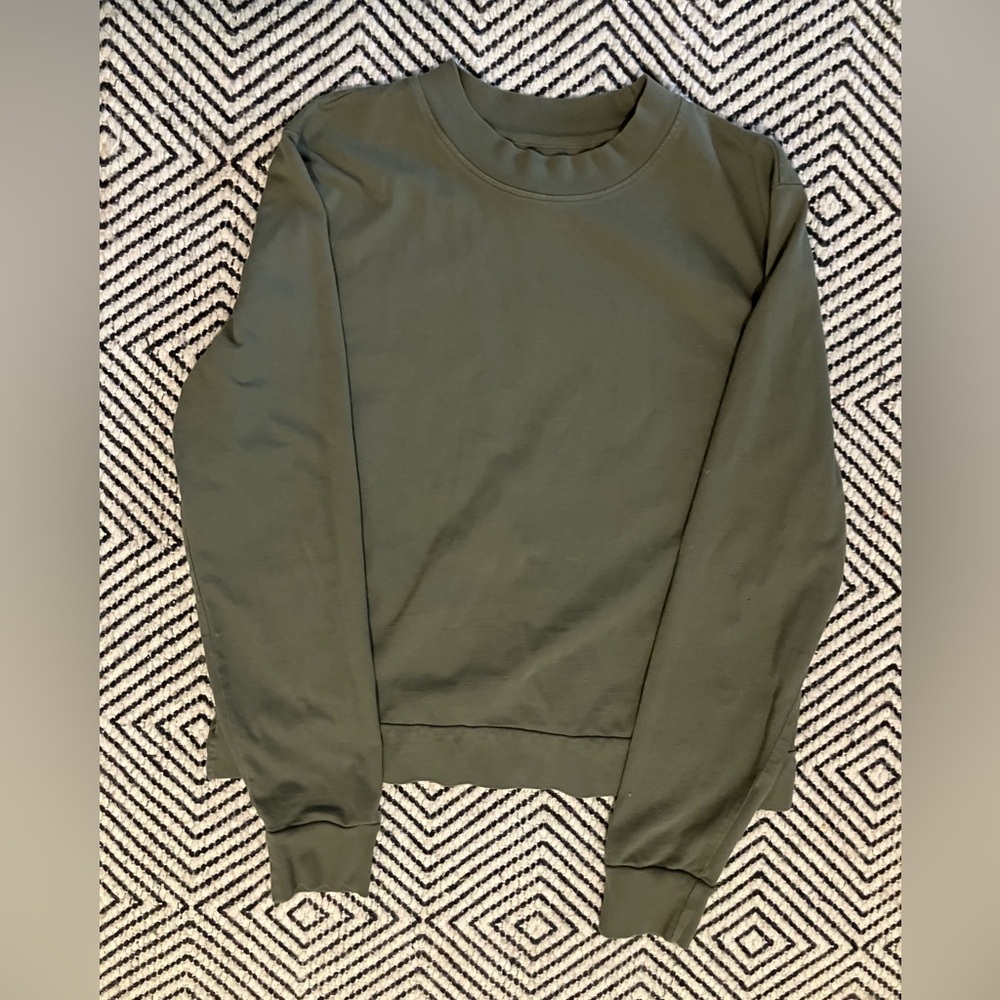 Pact - Long Sleeve Green basic Shirt - Size M